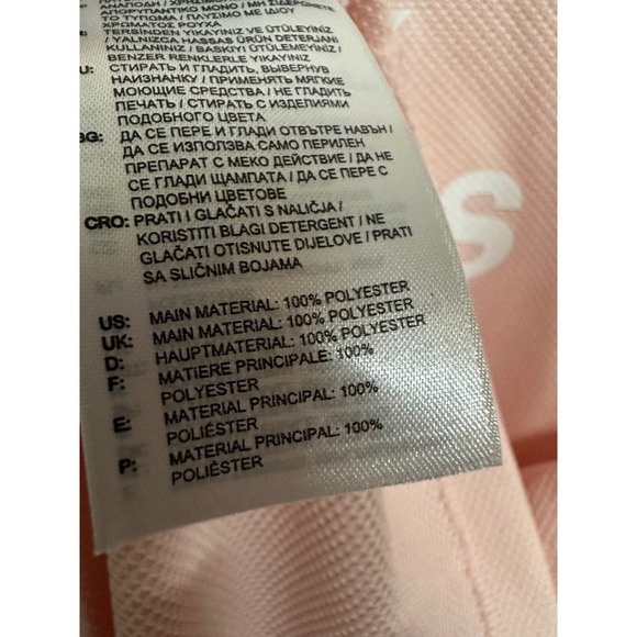 Adidas Baby Icy Pink Trefoil Women's Shirt Jersey Dress Size Large - Picture 7 of 7